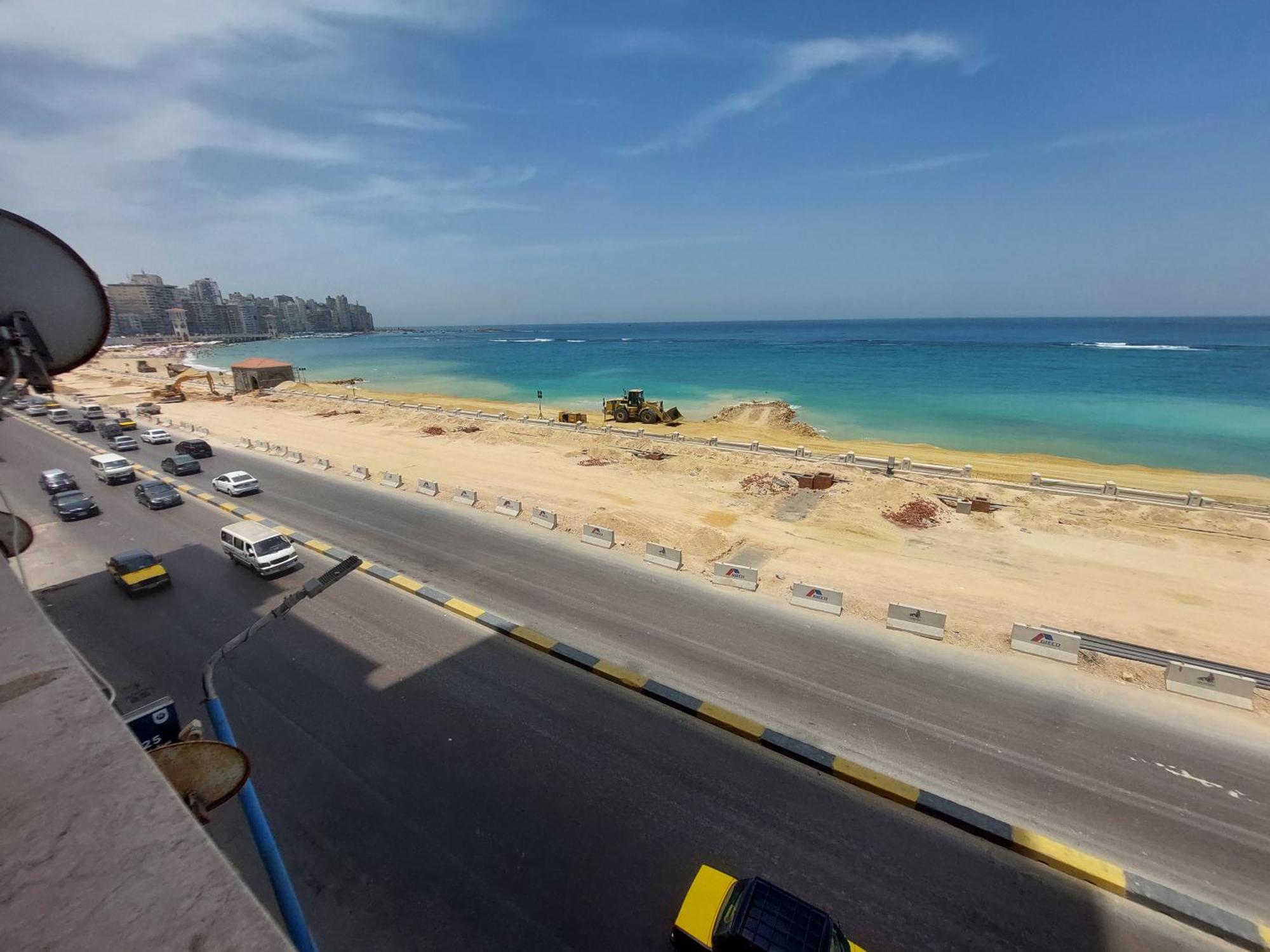 172م مكيفة عالبحر مباشرا بالعصافرة Apartament Alexandria